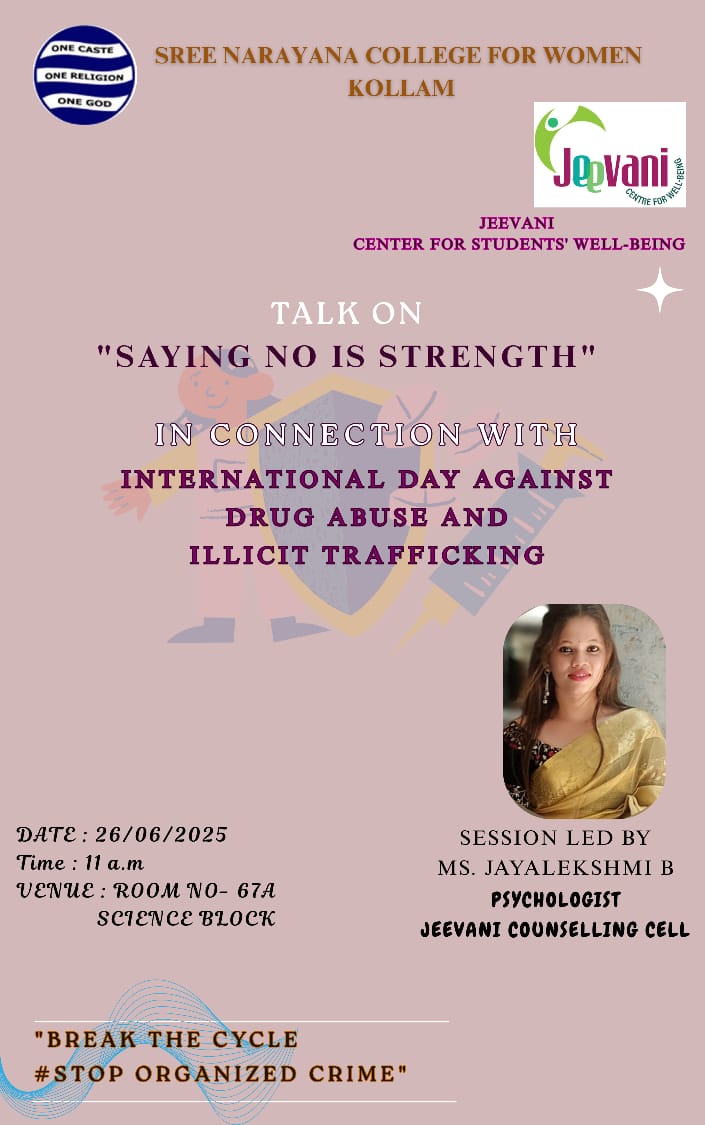 Talk on “Saying NO is Strength”