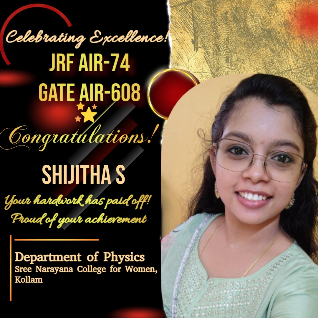 Congratulations Shijitha S
