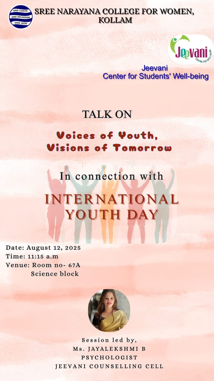 A talk in “Voice of Youth Visions of Tomorrow”