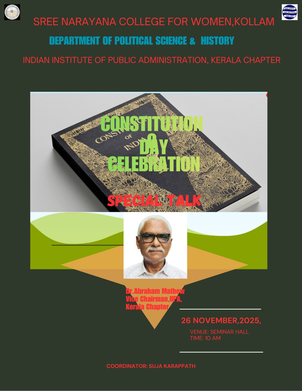 Constitution Day Celebration – Special Talk