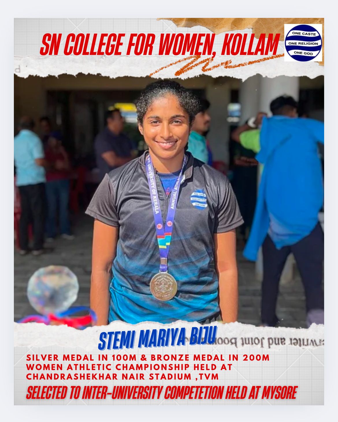 Congratulations STEMI MARIYA BIJU