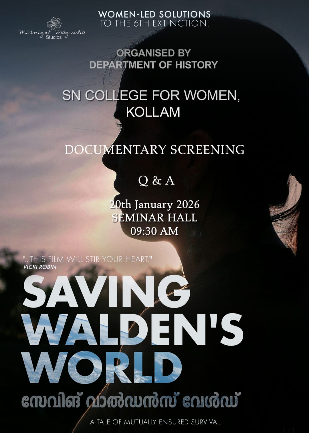 Saving Walden’s World – Documentary Screening & Q&A