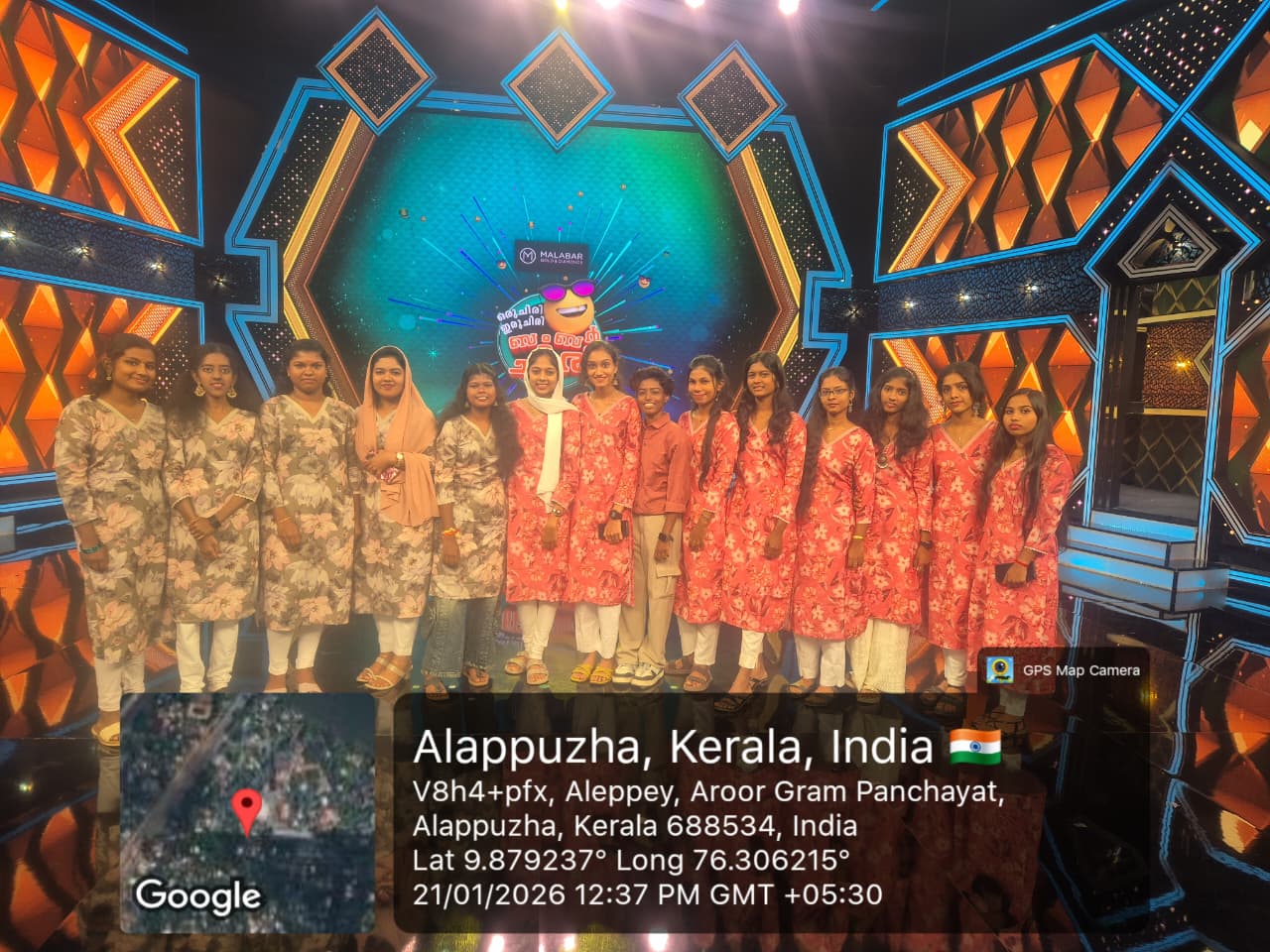 Dept of Music Students performing at Mazhavil Manorama on 21/1/26