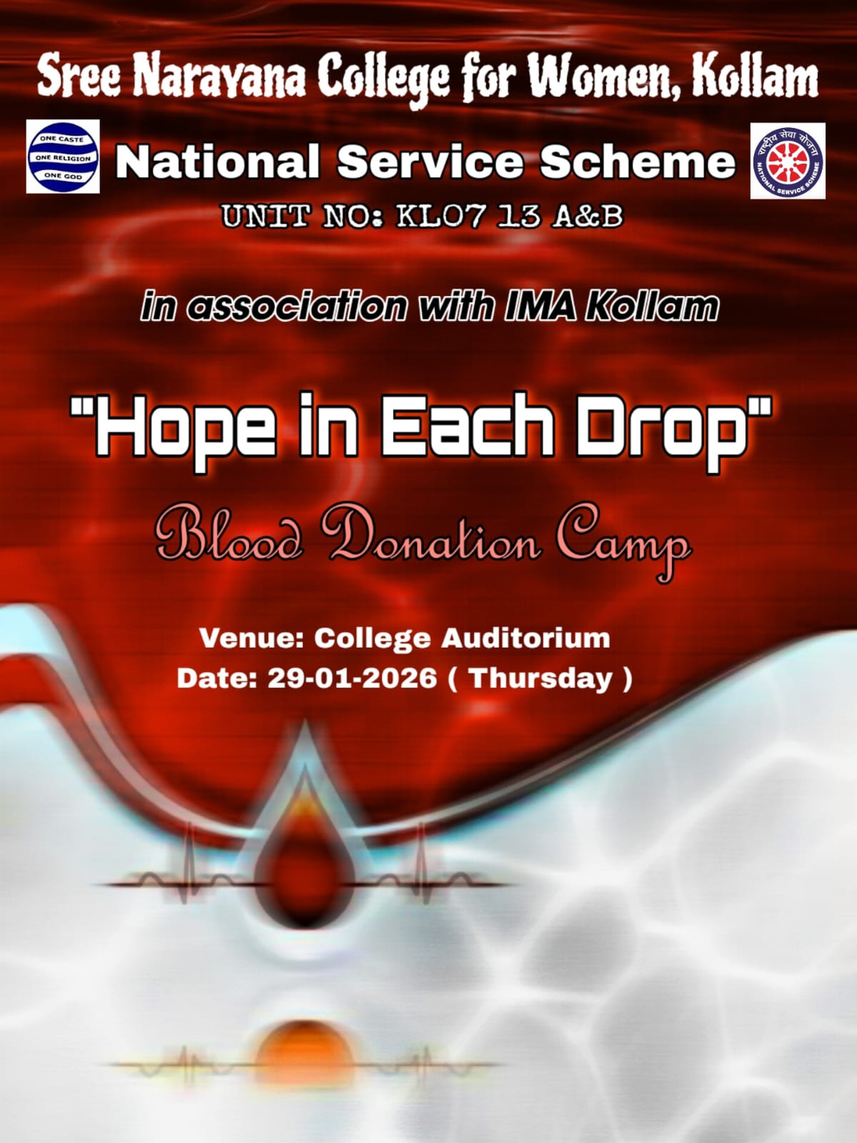 Hope in each drop – Blood donation camp