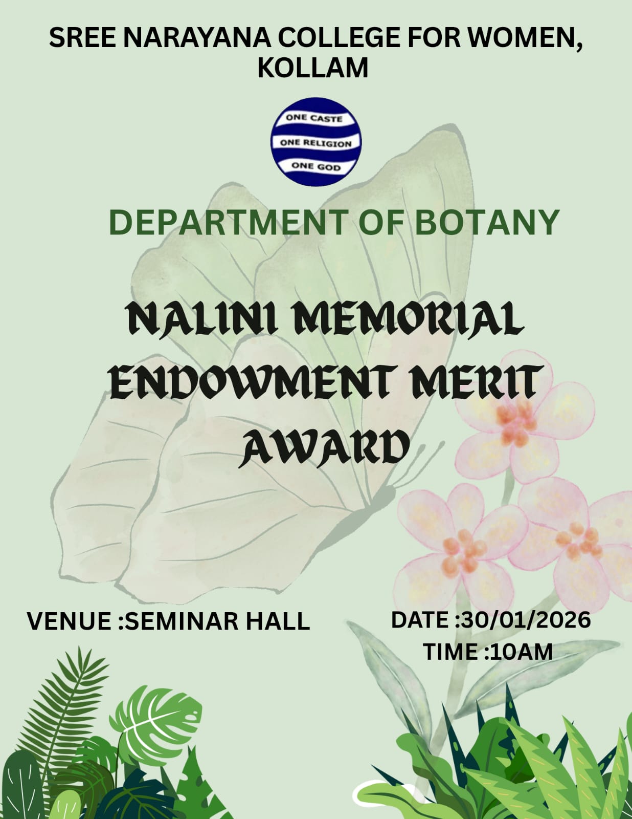 Nalini Memorial Endowment Merit Award