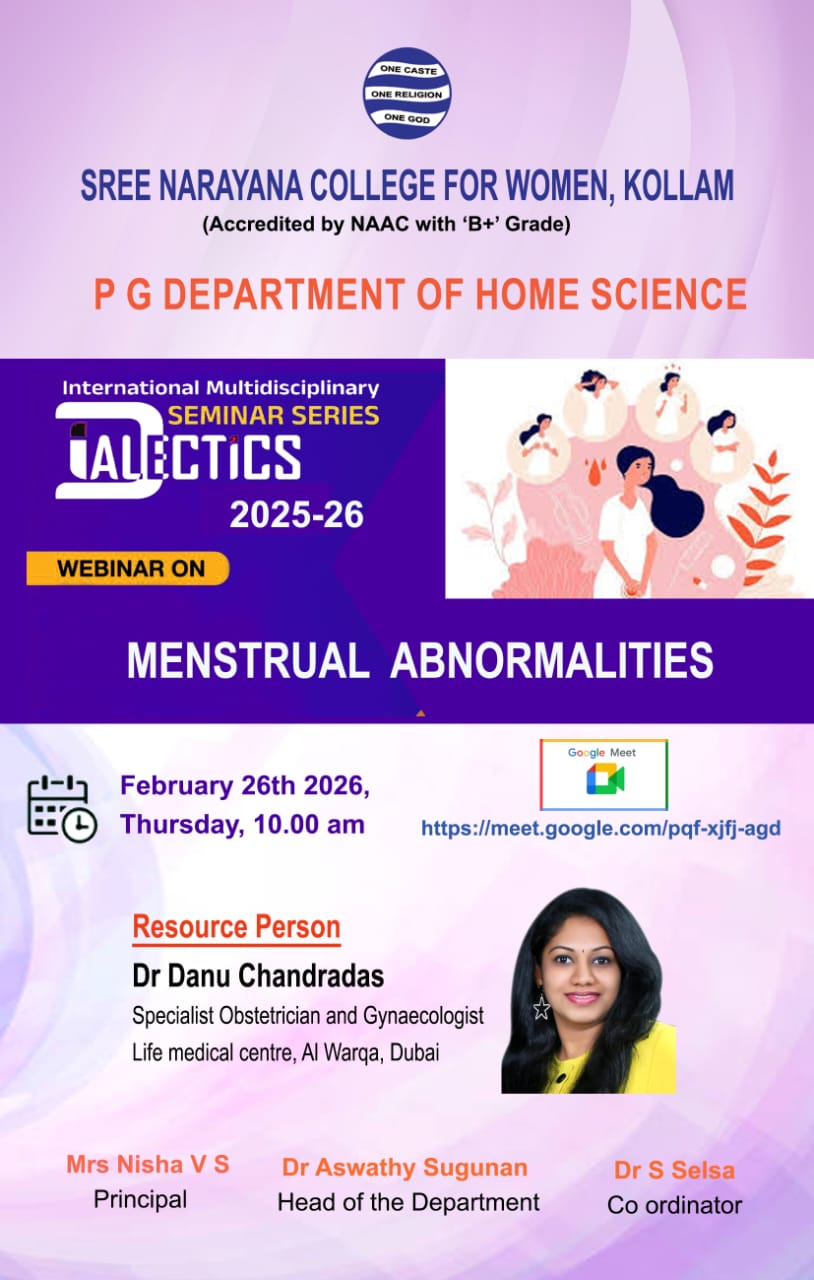 Webinar on Menstrual Abnormalities