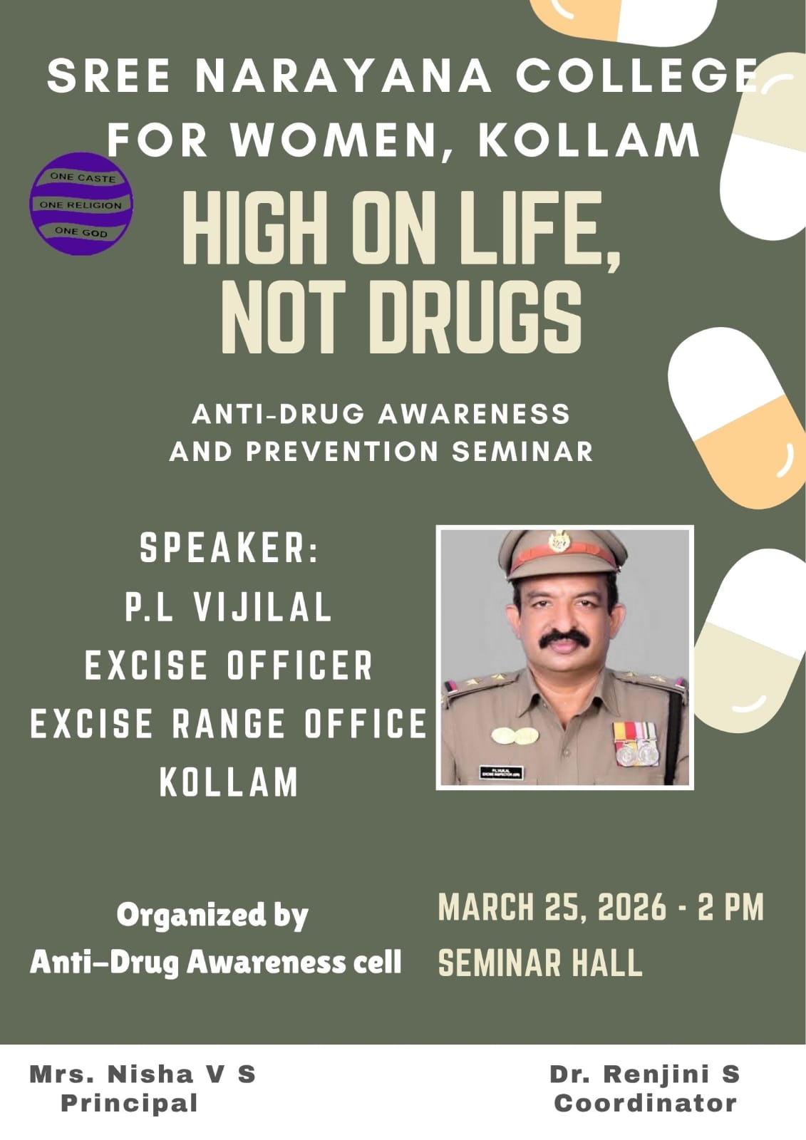 High on Life, Not Drugs – Anti-Drug Awareness and Prevention Seminar