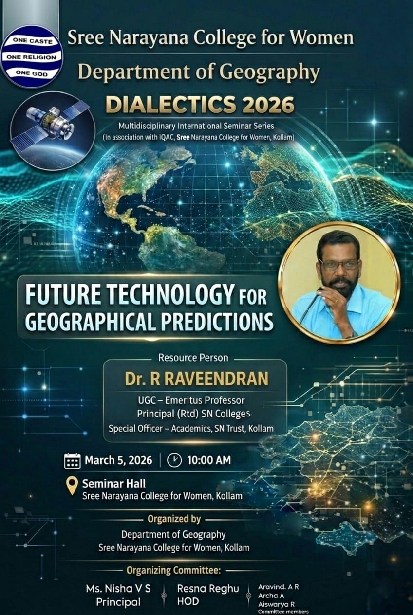 Seminar on Future Technology for Geographical Predictions