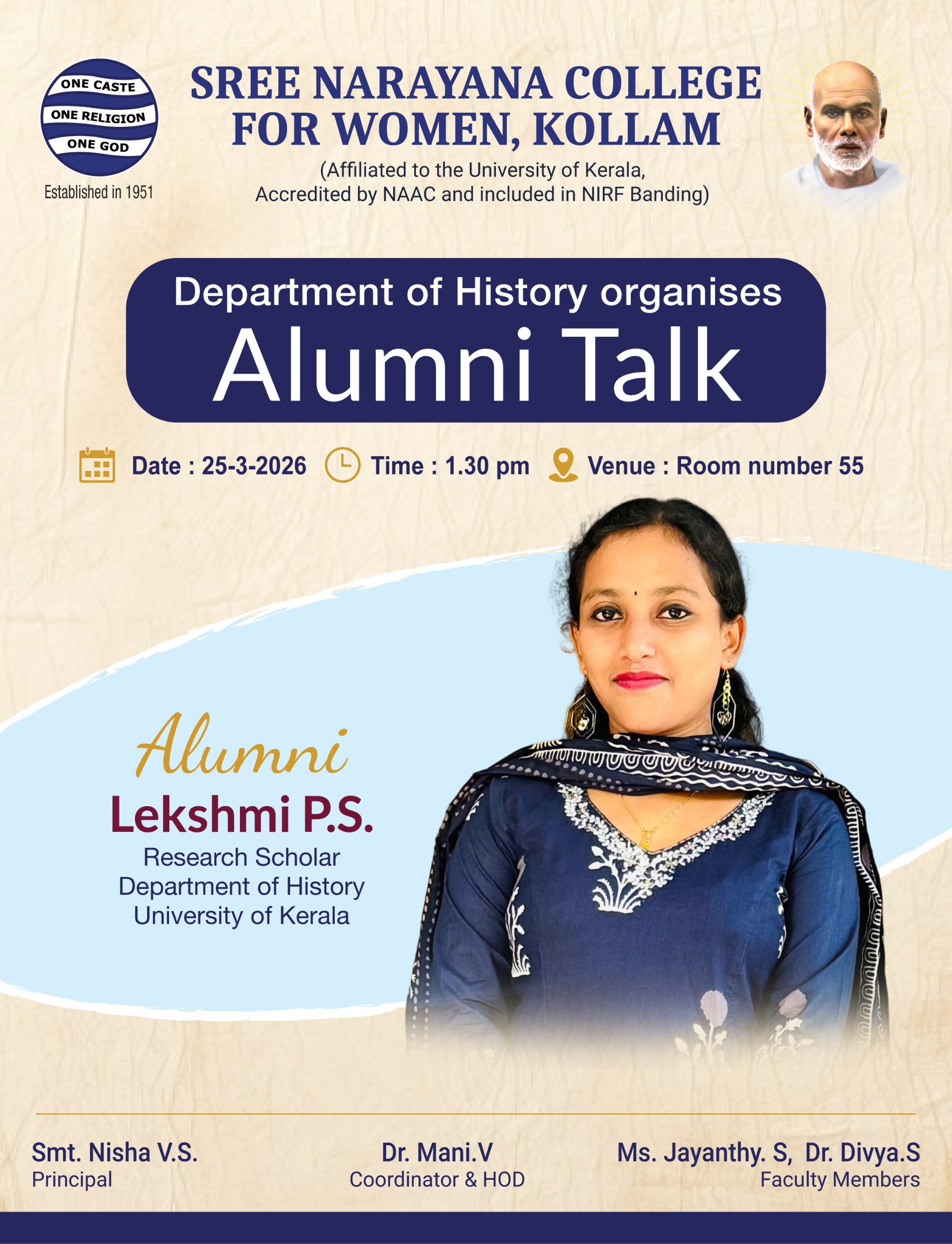 Alumni Talk – Department of History