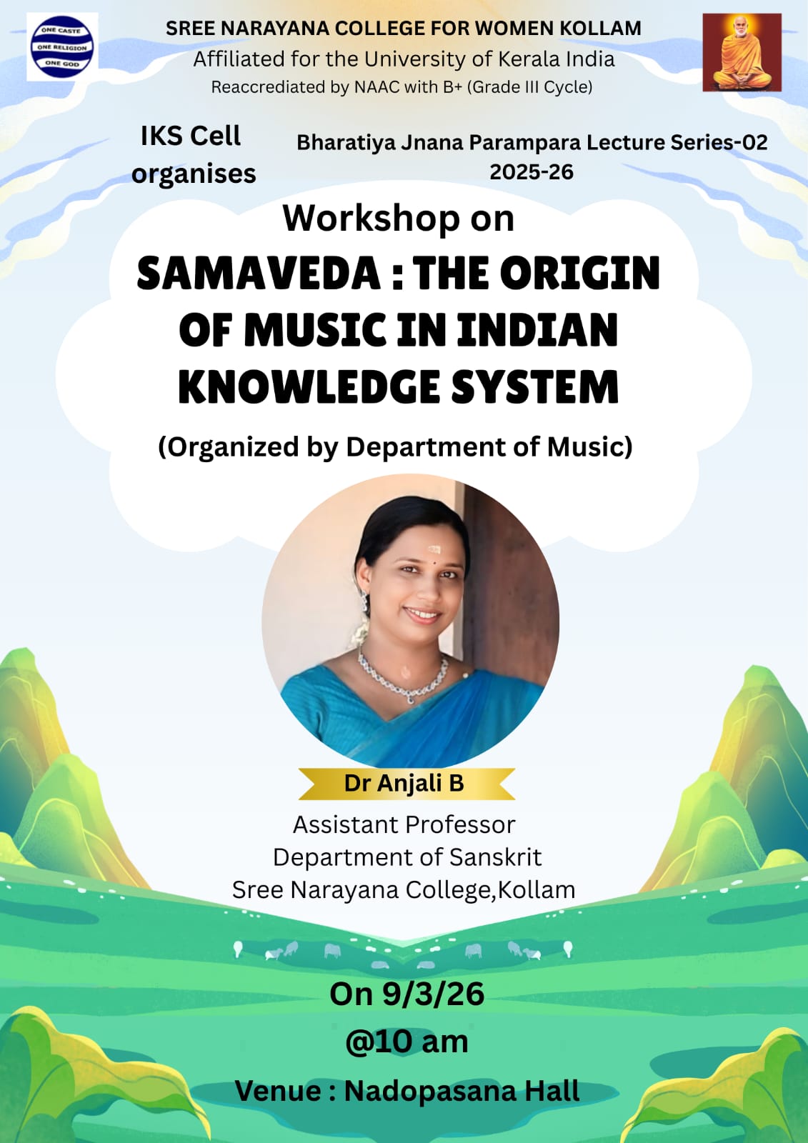 Workshop on Samaveda: The Origin of Music in Indian Knowledge System