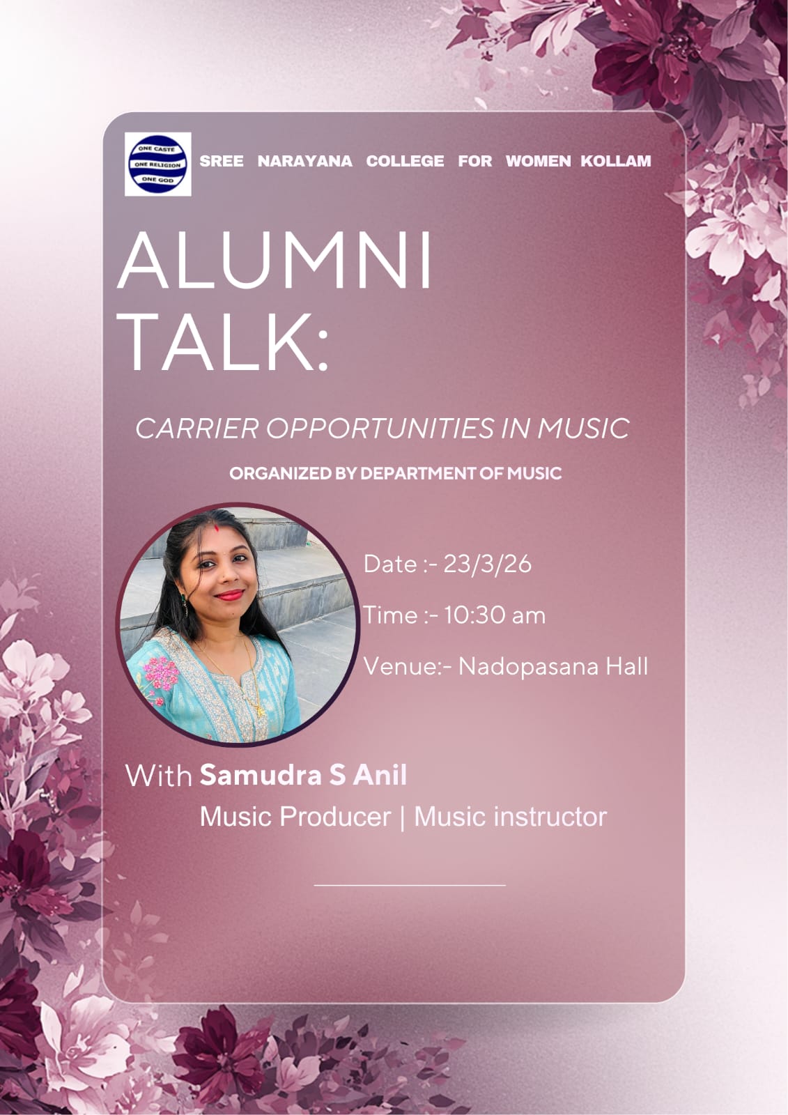 Alumni Talk: Career Opportunities in Music