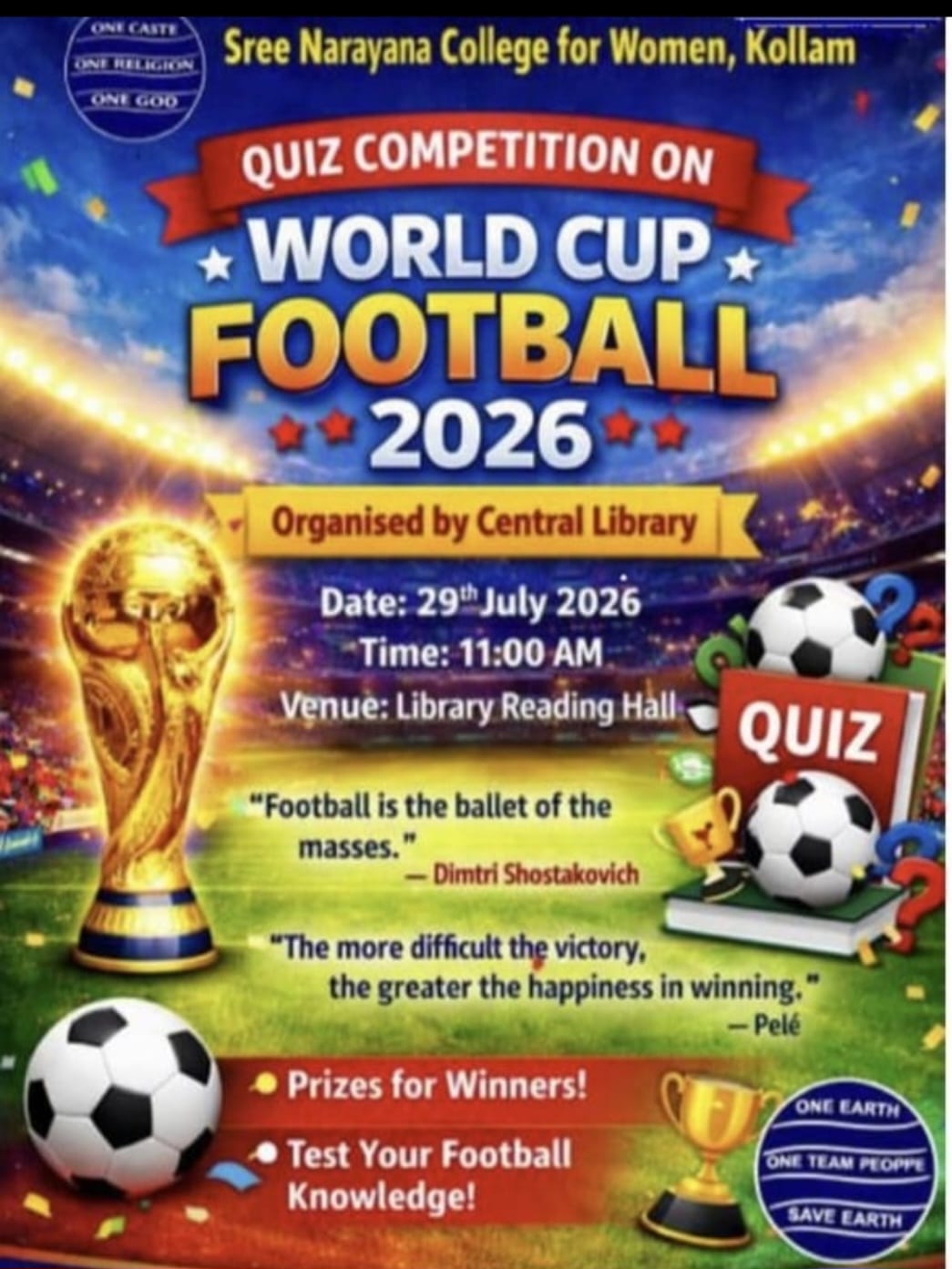 Quiz Competition on World Cup Football 2026