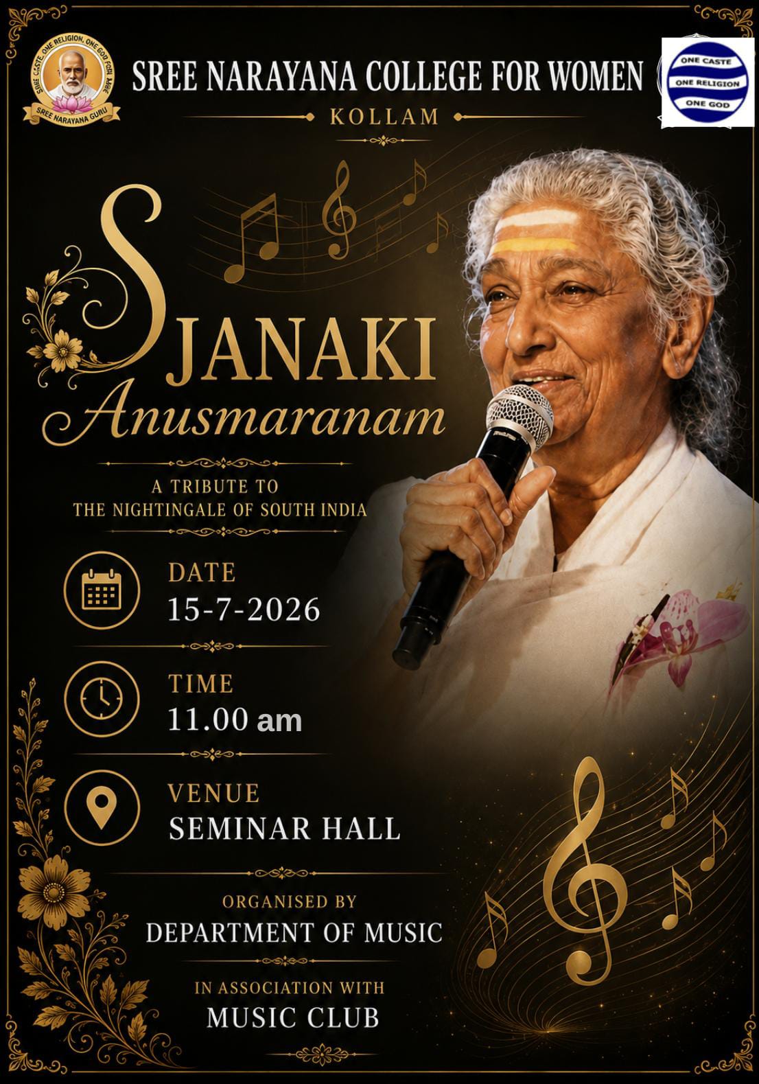 S. Janaki Anusmaranam – A Tribute to the Nightingale of South India