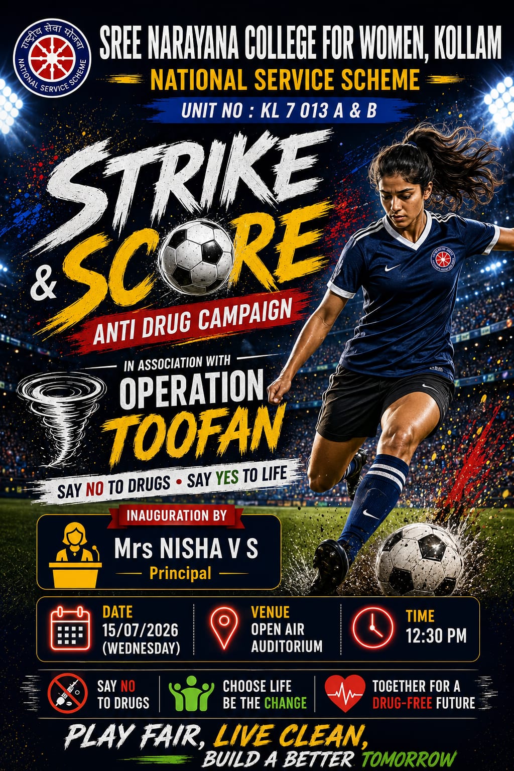 Strike & Score – Anti Drug Campaign | NSS in Association with Operation Toofan