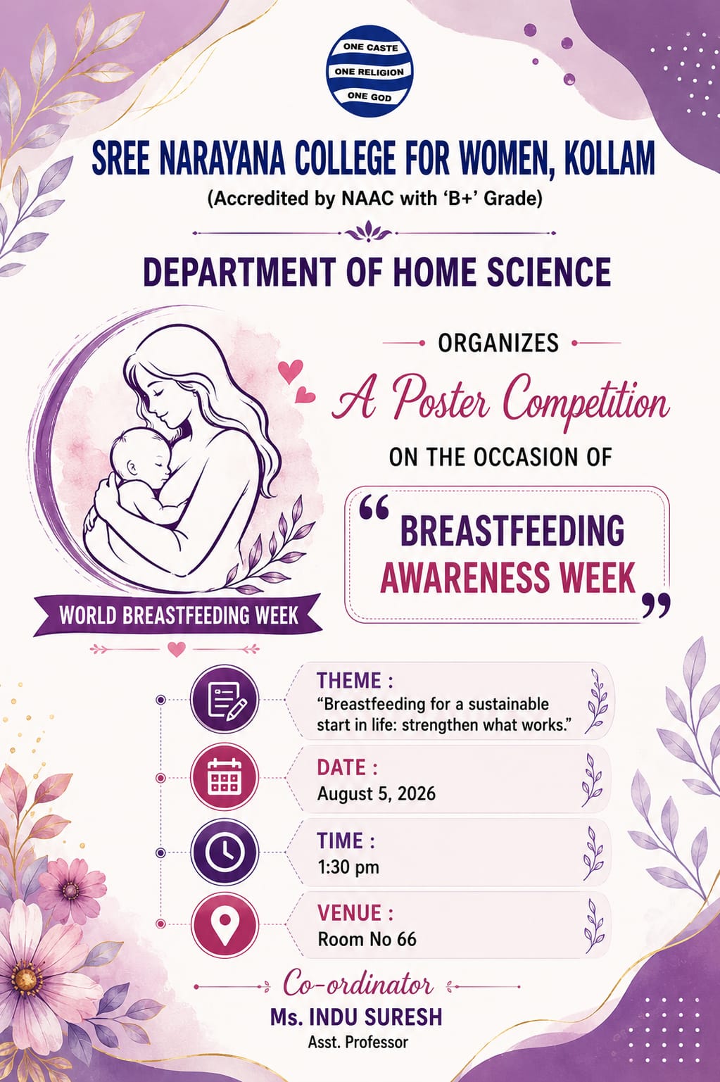 Poster Competition on Breastfeeding Awareness Week