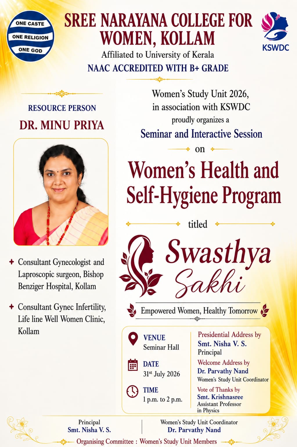 Swasthya Sakhi – Women’s Health and Self-Hygiene Program