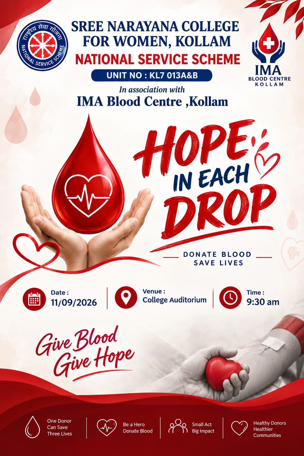Hope in Each Drop – Blood Donation Camp