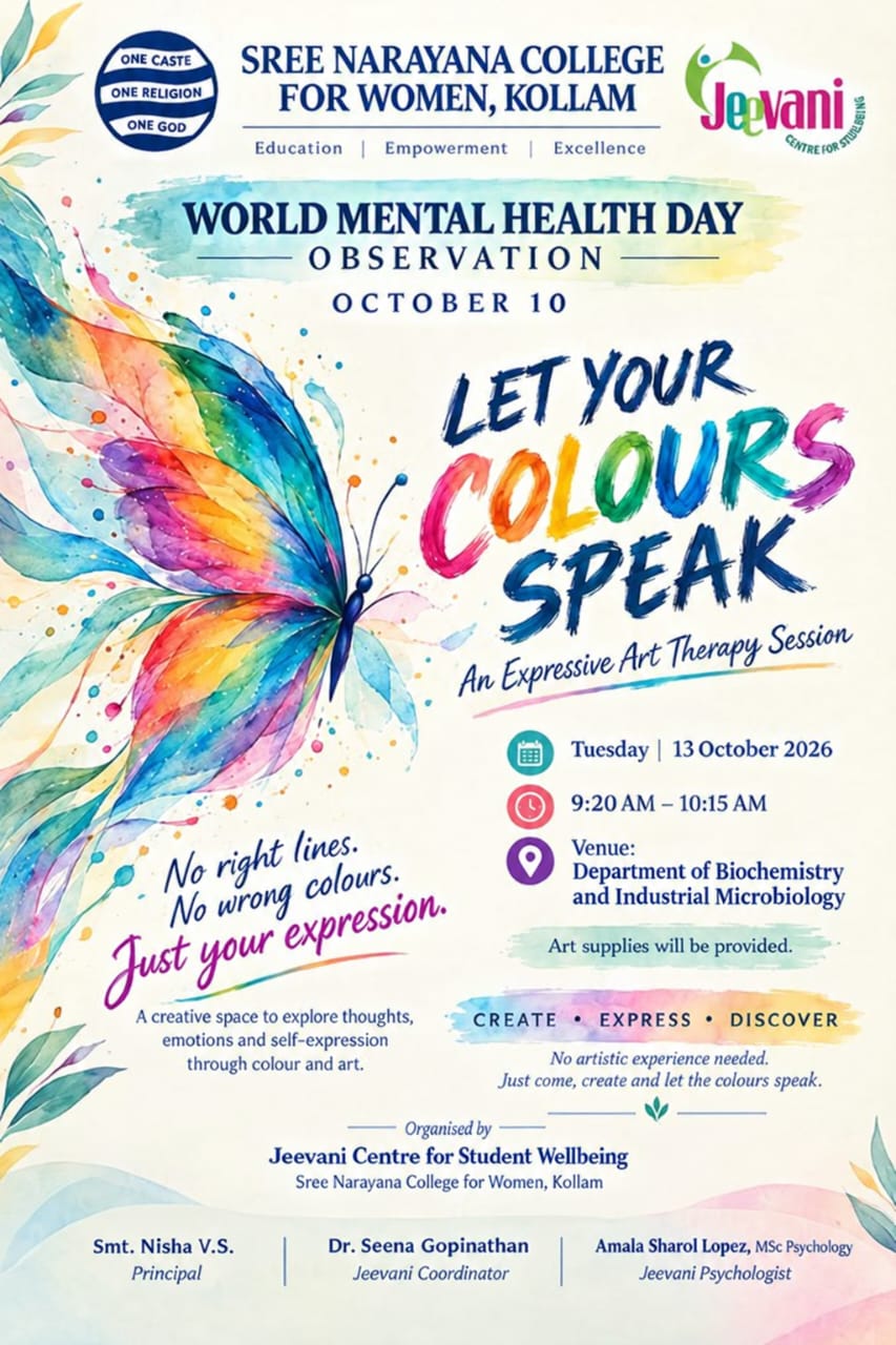 Let Your Colours Speak – World Mental Health Day Observation
