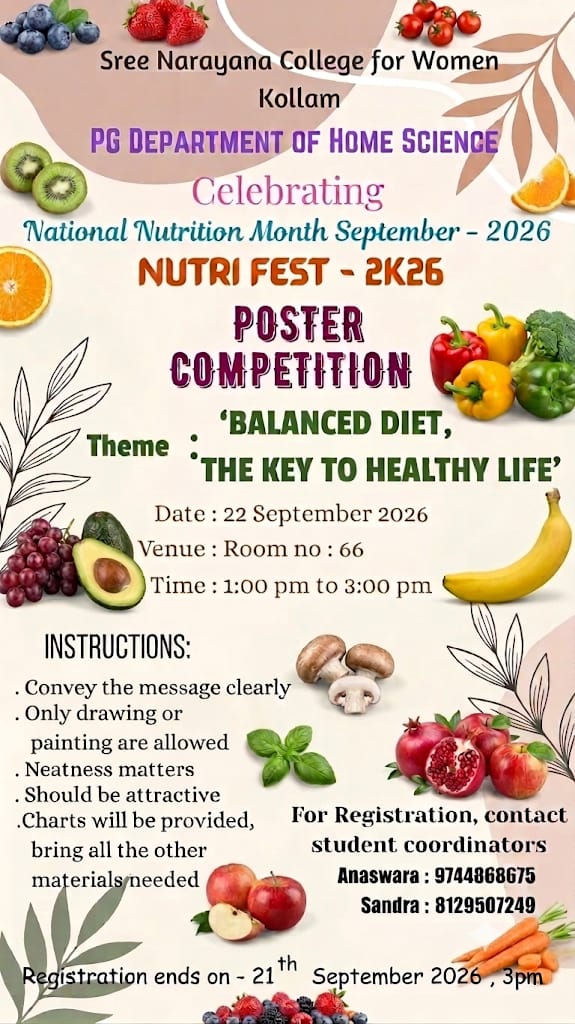 Nutri Fest 2K26 – Poster Competition